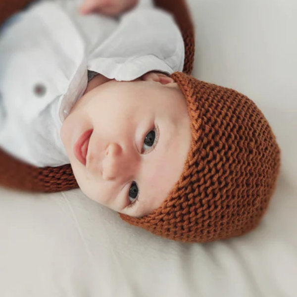 Bonnet évolutif 0-6 mois 100% mérinos