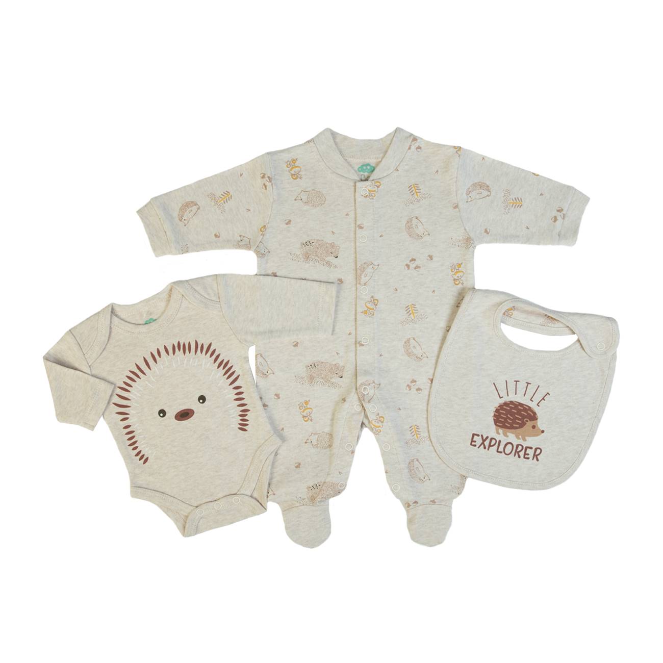 Ensemble 3 pièces « Little explorer  » 100 % coton
