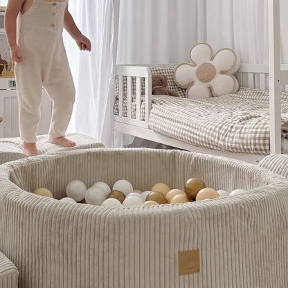 Ensemble de jeu avec piscine à balles MeowBaby® « Perles d'or »