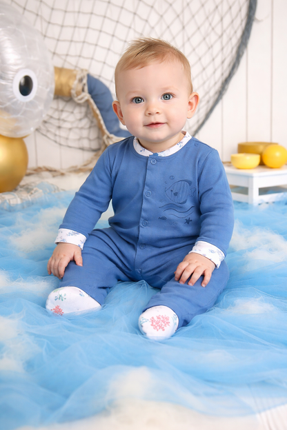 Ensemble 3 pièces « Little sailor » 100 % coton