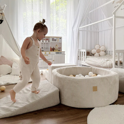 Ensemble de jeu avec piscine à balles MeowBaby® « Perles d'or »