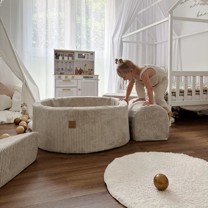 Ensemble de jeu avec piscine à balles MeowBaby® « Perles d'or »