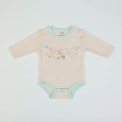Lot de 2 bodies « Douceur d’Automne  » en coton bio