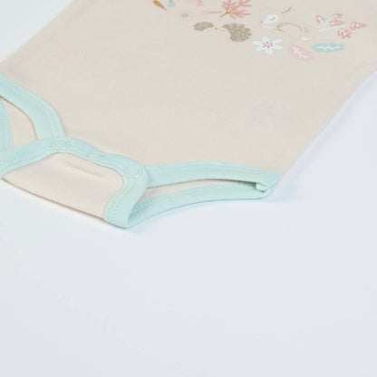 Lot de 2 bodies « Douceur d’Automne  » en coton bio