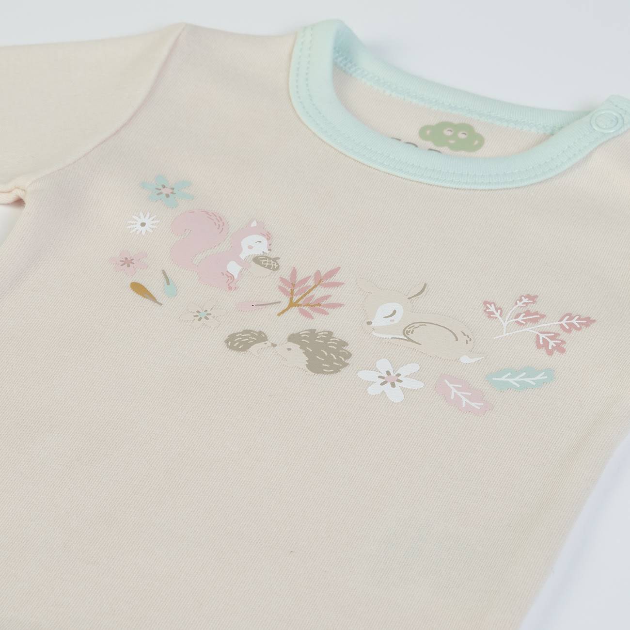 Lot de 2 bodies « Douceur d’Automne  » en coton bio