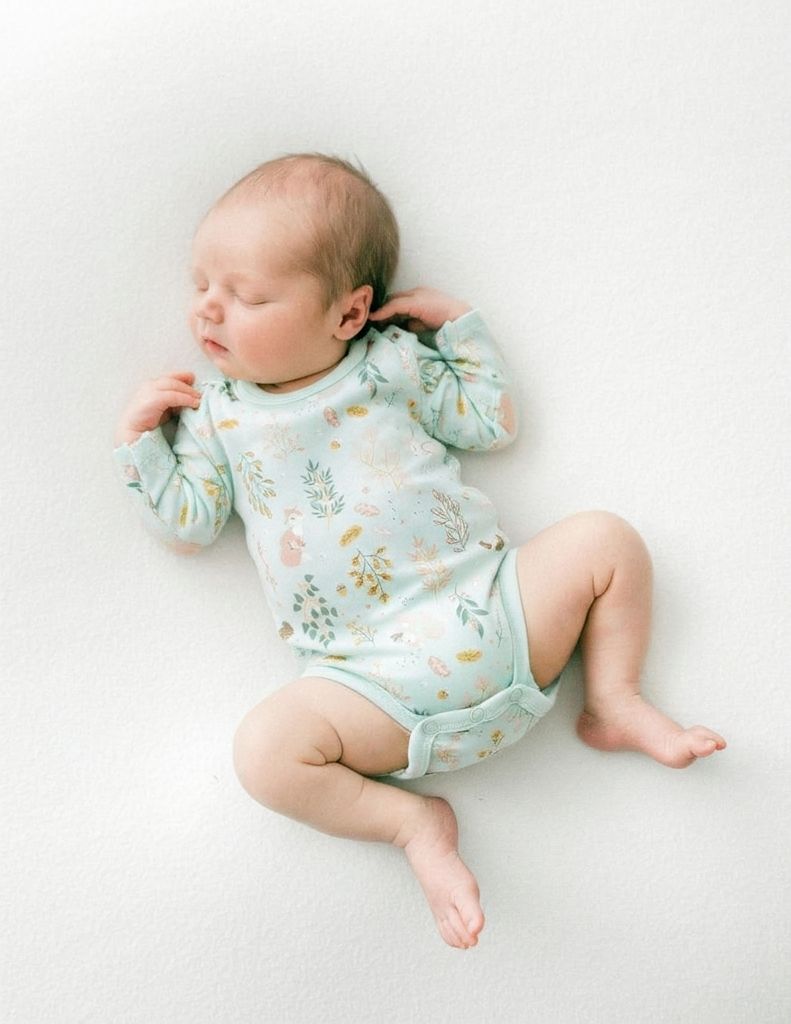 Lot de 2 bodies « Douceur d’Automne  » en coton bio