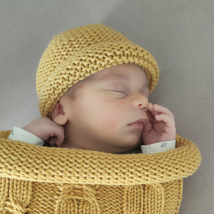 Bonnet évolutif 0-6 mois 100% mérinos