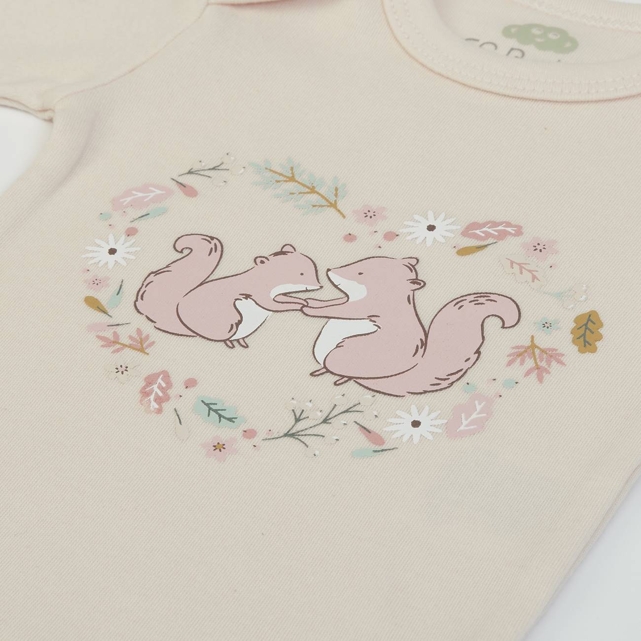 Ensemble 3 pièces « Douceur d’Automne  » en coton bio