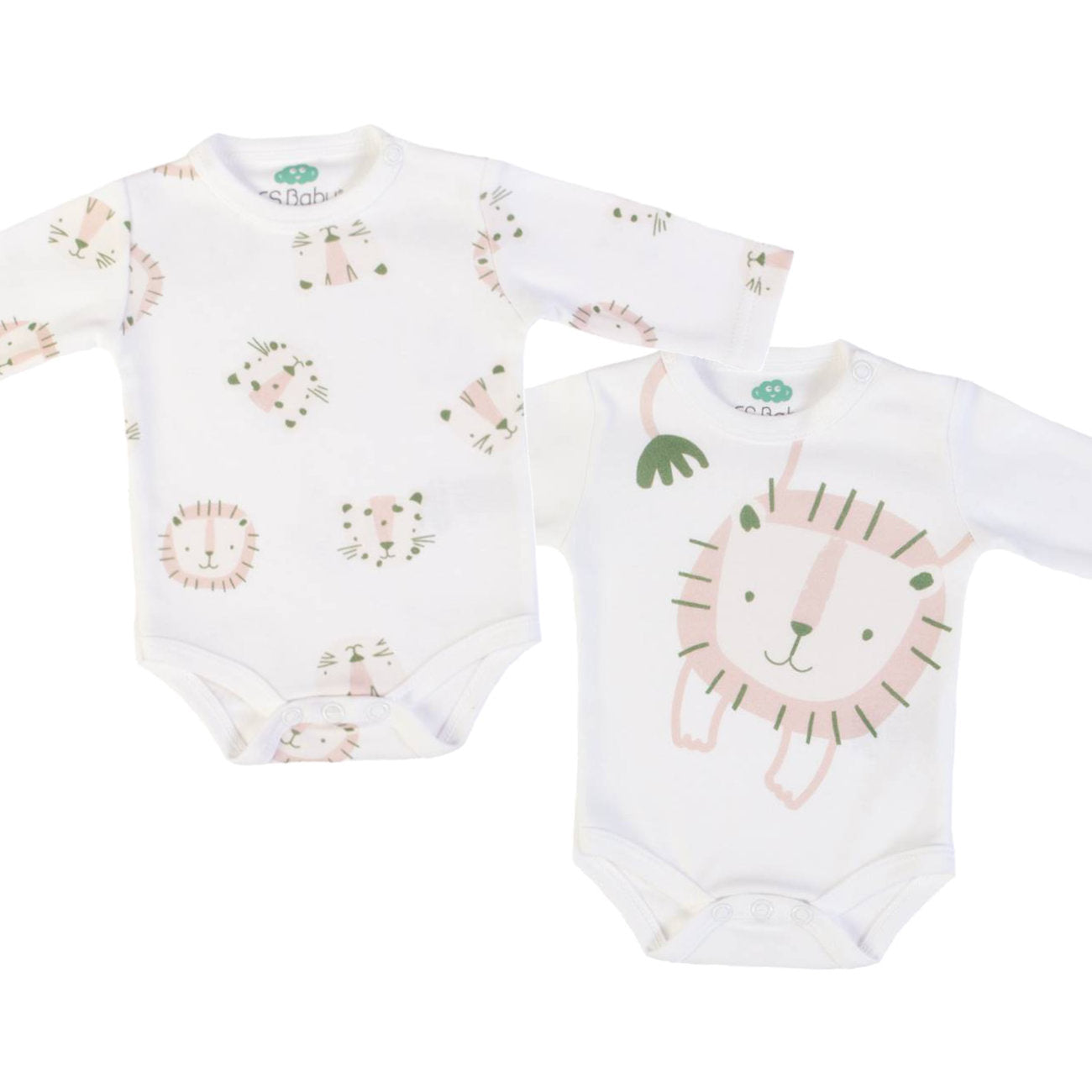 Lot de 2 bodies « Roar! »