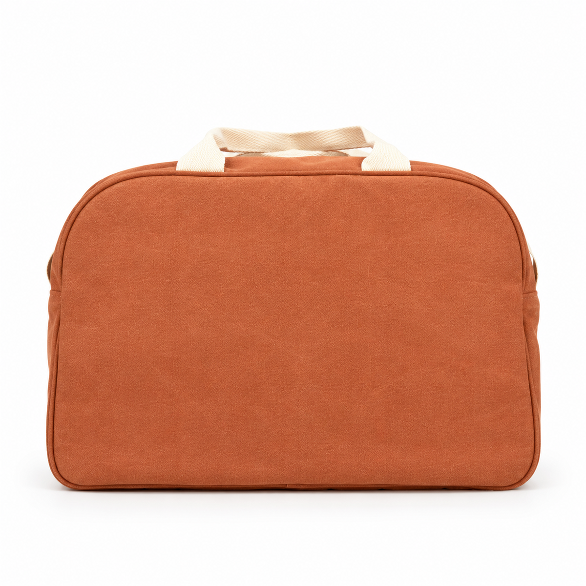 Sac de maternité en coton terracotta « Sienna »